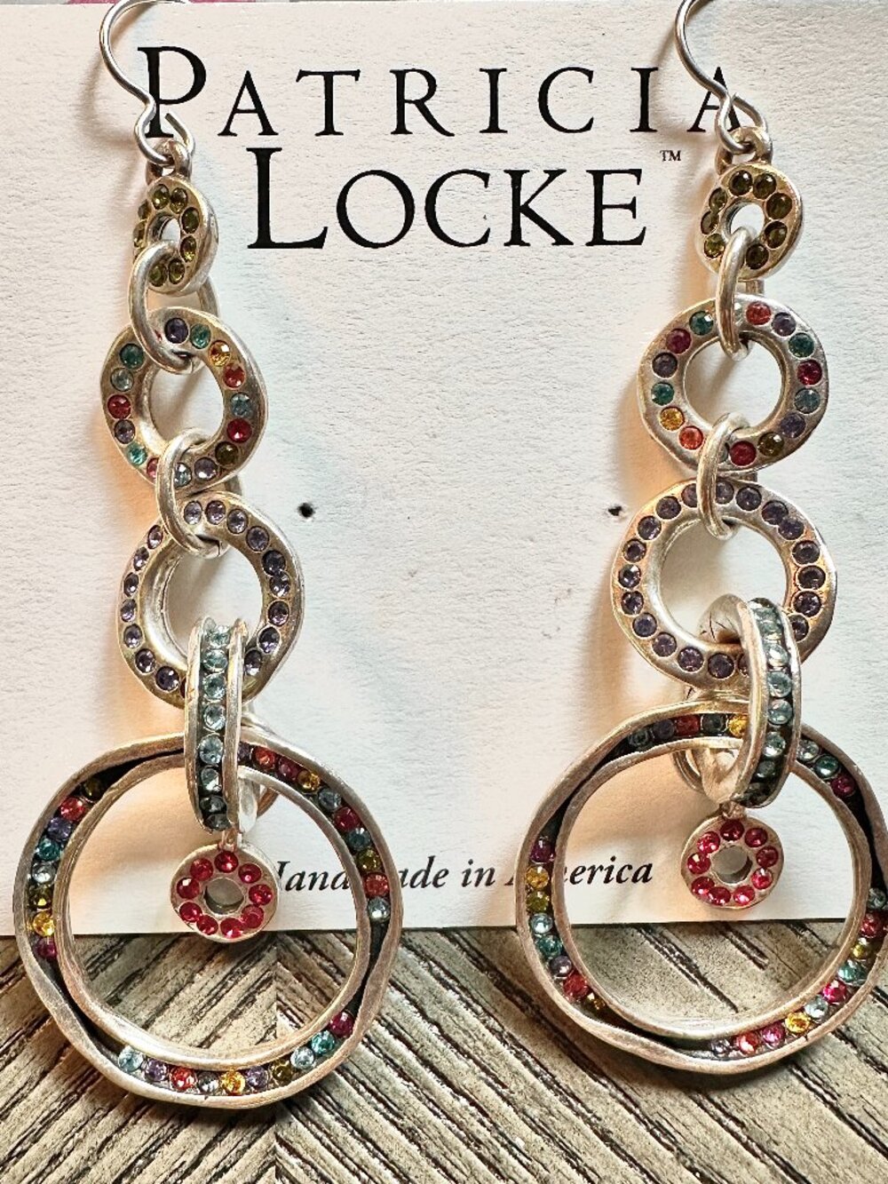 Patricia Locke Earrings, Celebration Color Story